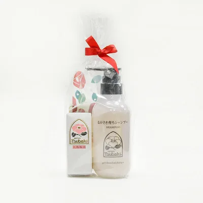 五島椿本舗 椿油 30ml + 椿シャンプー ポンプ式 セット つばき ギフト