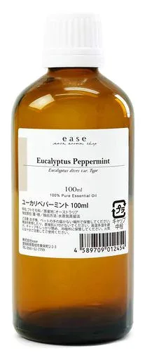 ease アロマオイル エッセンシャルオイル ユーカリペパーミント 100ml AEAJ認定精油