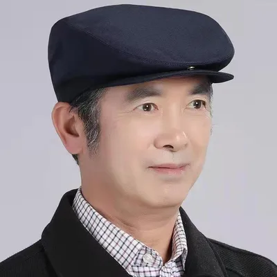 キャップ メンズ シニア向け ハンチング帽 クラシック 平天帽 コットンツイル素材 春秋 通気性 保温 日よけ帽子