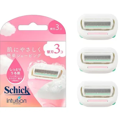 Schick(シック) イントゥイション しっとり肌 替刃(3コ入) 女性用 カミソリ