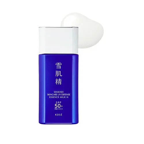 雪肌精 日やけ止め スキンケア UV エッセンス ミルク N 60g SPF50+/PA++++ ウォータープルーフ 顔・からだ用 ハトムギ