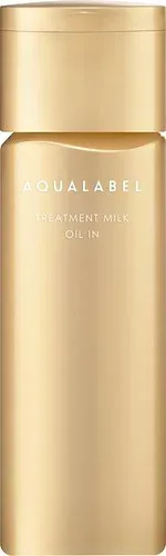 アクアレーベル 乳液 トリートメントミルク (オイルイン) とてもしっとり 130mL 本体 AQUALABEL