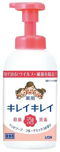 業務用 大容量キレイキレイ 薬用 泡ハンドソープ 550ml フルーツミックスの香り 本体ボトル(医薬部外品)