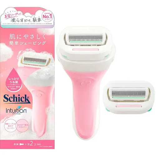 Schick Intuition Moist Skin Holder (with blade + 1 replacement blade) Razor for women