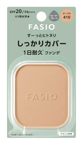 FASIO(ファシオ) ヒトヌリカバー 耐久ファンデーション 410 オークル 10g SPF20 PA+++