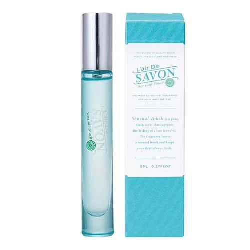 L'air De SAVON(レールデュサボン) 洗いたてのタオルのような安心感 オードトワレ センシュアルタッチ 8ml 香水 トライアル 持ち運び アトマイザー