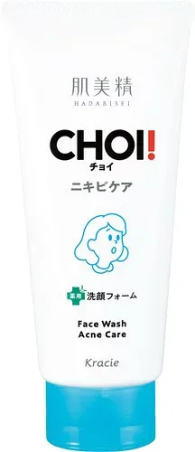 肌美精 医薬部外品 CHOI フェイスウォッシュ 薬用 ニキビケア 110g / 洗顔フォーム スキンケア 肌荒れ 濃密泡 殺菌 消炎