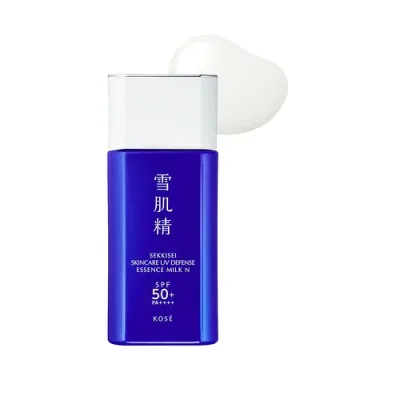 雪肌精 日やけ止め スキンケア UV エッセンス ミルク N 60g SPF50+/PA++++ ウォータープルーフ 顔・からだ用 ハトムギ