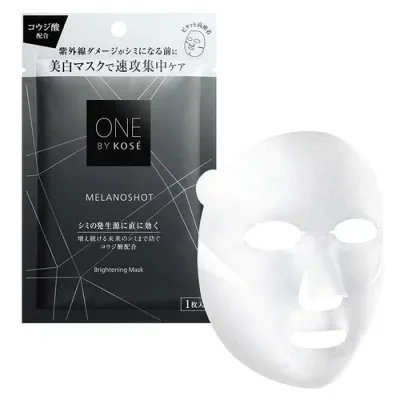 ONE BY KOSE(ワンバイコーセー)医薬部外品 薬用美白シートマスク メラノ W マスク 21mL×1枚入