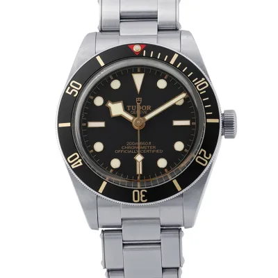 チュードル ブラックベイ58 79030N TUDOR チューダー 腕時計 ウォッチ 黒文字盤 中古 【返品保証】 チュードル ブラックベイ TUDOR チュードル 中古