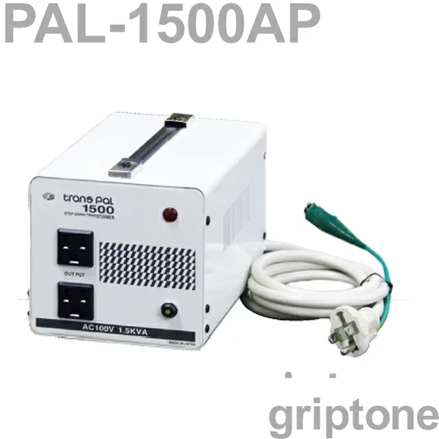 スワロー電機 変圧器 海外旅行 ダウントランス PAL-1500AP 保証付 AC110-130V⇒降圧⇒100V(容量1500W)(og0a024)【国内不可】
