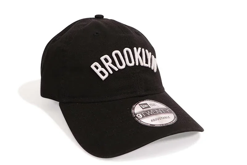 NEW ERA BROOKLYN NETS 9TWENTY ADJUSTABLE CAP (BLACK)ニューエラ/アジャスタブルキャップ/ブルックリンネッツ/サイズ調節/ブラック
