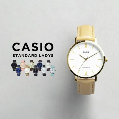 【10年保証】【日本未発売】CASIO STANDARD LADYS カシオ スタンダード LTP-VT01L 腕時計 時計 ブランド レディース 女の子 チープカシオ チプカシ アナログ ブラック 黒 ネイビー ピンク 青 金 銀 茶 レザー 革ベルト 海外モデル ギフト プレゼント