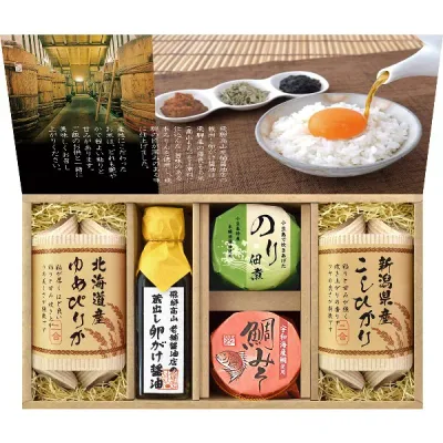 【ポイント3倍】美食ファクトリー 蔵出し卵がけ醤油と美味しい米ギフト 内祝い お返し 出産内祝い ギフトセット 御中元 お中元 初節句内祝 手土産 日持ち おすすめ 成人内祝い 粗供養 お供え 送料無料 送料込み