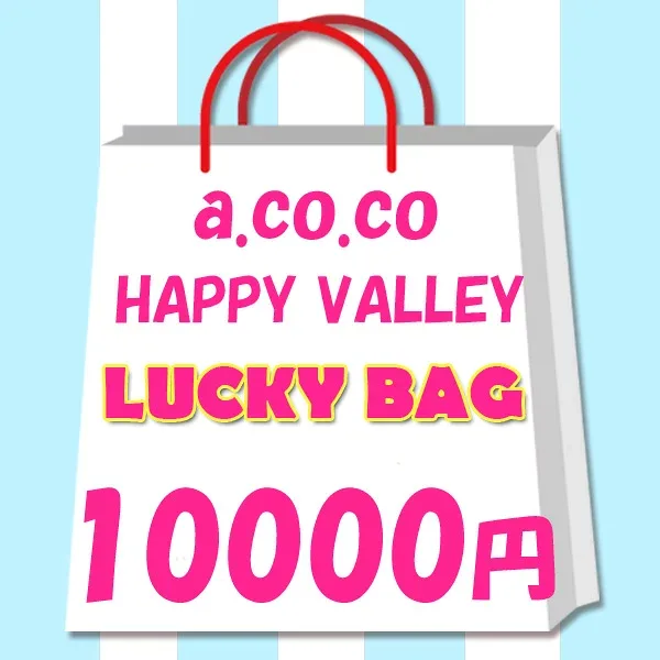 送料無料 レディース 福袋 2026年 レディース 限定 a.co.co. HAPPY VALLEY アココ ハッピーバレイ ラッキーバッグ 10000円! Mサイズ プレゼント