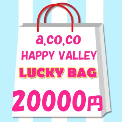 送料無料 レディース 福袋 2026年 限定 a.co.co. HAPPY VALLEY アココ ハッピーバレイ ラッキーバッグ 20000円! Mサイズ プレゼント