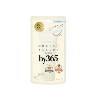 by365 パウダリーUVクリーム トーンアップ 60g ナリス化粧品 バイサンロクゴ SPF50+ PA++++ 日焼け止め 汗 ウォータープルーフ 顔 体 化粧下地 毛穴カバー CICA シミ そばかす 自然 ナチュラル 透明感 トーンアップ サラサラ べたつかない 肌に優しい 長時間安心 日本製
