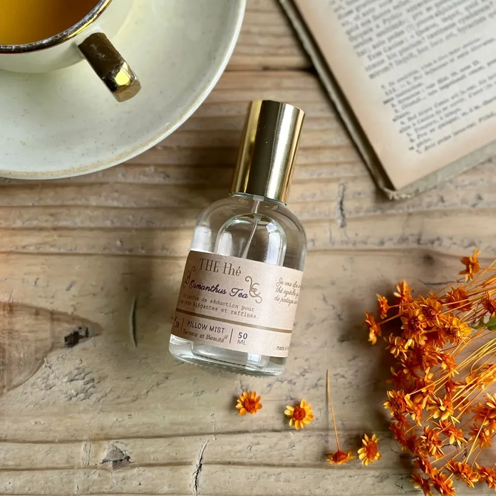 サンタール・エ・ボーテ 【THE tea】 ピローミスト 50ml オスマンサスティーキンモクセイ 【フランス製 正規取扱店】 Senteur et Beaute 季節限定 金木犀