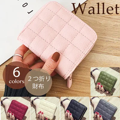 財布 かわいい レディース 二つ折り財布 使い始め おしゃれ チャック財布 小銭入れ おしゃれ カード収納 コンパクトサイズ コインケース ギフト プレゼント 高校生 中学生 小学生 学生 女の子 贈り物 孫 シンプル 新生活【送料無料】