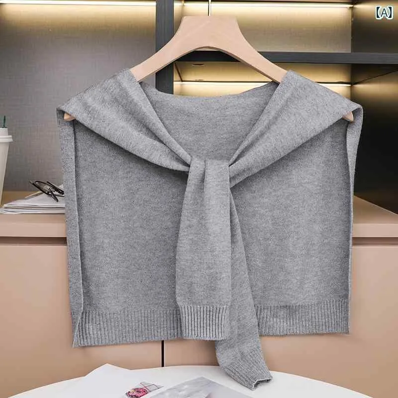 おしゃれ ショール ティペット 春秋 夏用の 女性用 ニット ショール エアコン 付き ルーム オフィス マント ショルダーガード ウール ショルダー