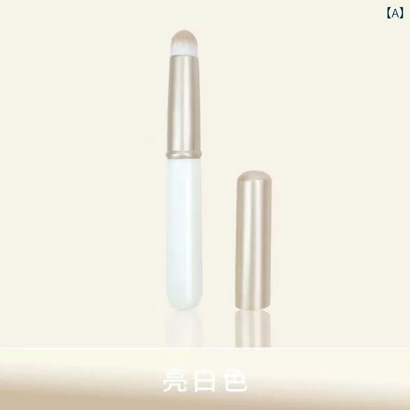 メイクブラシ リップブラシ ミニ ラウンドヘッド ブレンドブラシ 多機能 コンシーラーブラシ ポータブル 口紅ブラシ コンパクト メイクツール 化粧道具 持ち運び便利 日常使い フェイスメイク ソフトタッチ