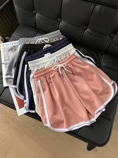 レディース 夏 ワイドパンツ ゆったり 大きめサイズ ハイウエスト ランニング 学生 カジュアル ルームウェア パジャマ 外出用 吸湿速乾 軽量 伸縮性 コットン混