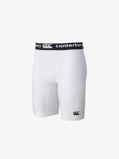 CANTERBURY (カンタベリー) ラグビー スパッツ ベースレイヤーショーツ(ロング)(メンズ) 【ホワイト】 RG24044 10 メンズ 男性用 ゴールドウイン ホワイト 白 {NP}