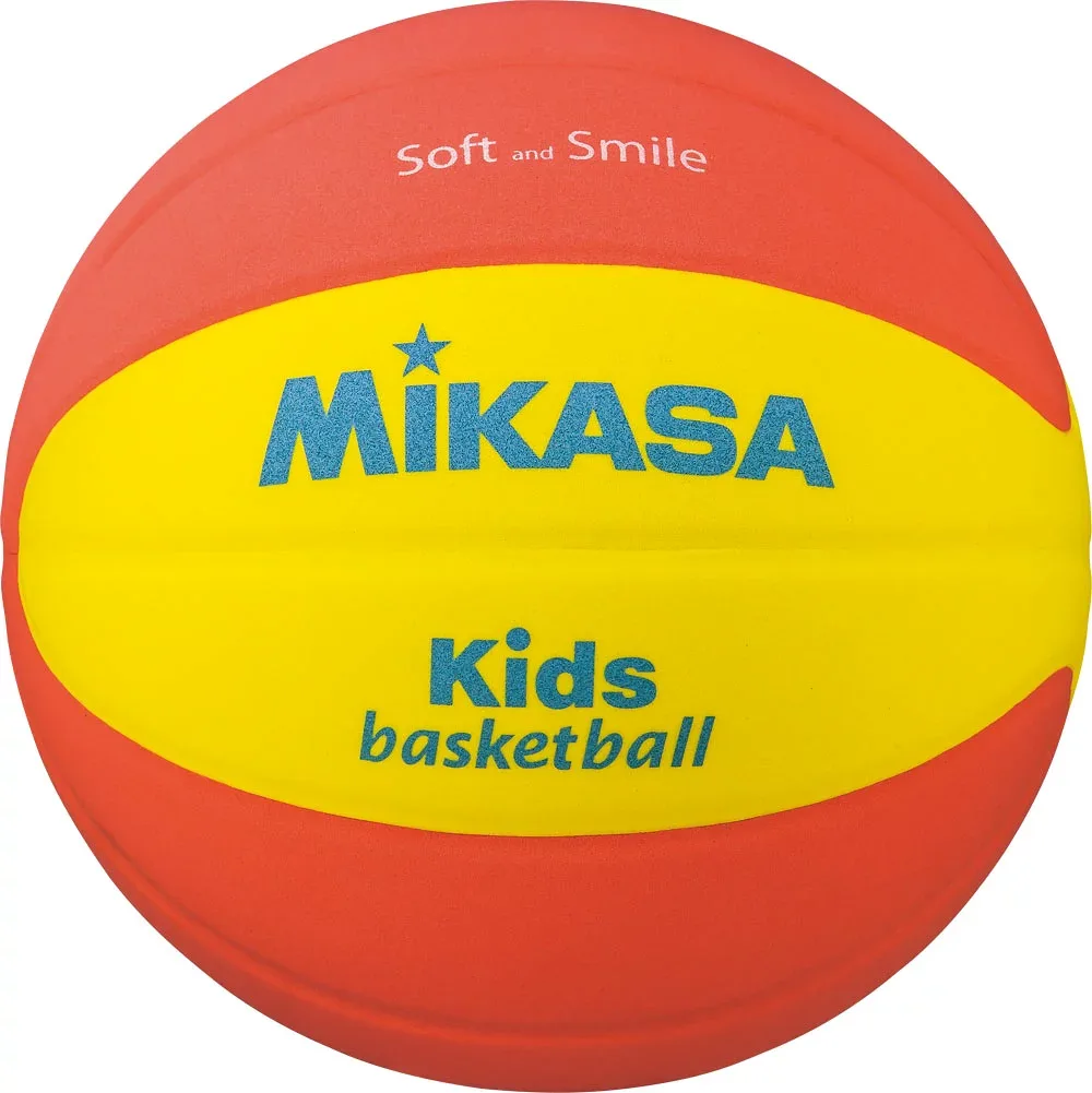MIKASA (ミカサ) バスケットボール ボール スマイルバスケット 5号 【イエロー×オレンジ】 SB512-YO ボール5号 バスケットボール ジュニア・キッズ 子供用 イエロー 黄 橙 9999 {SK}