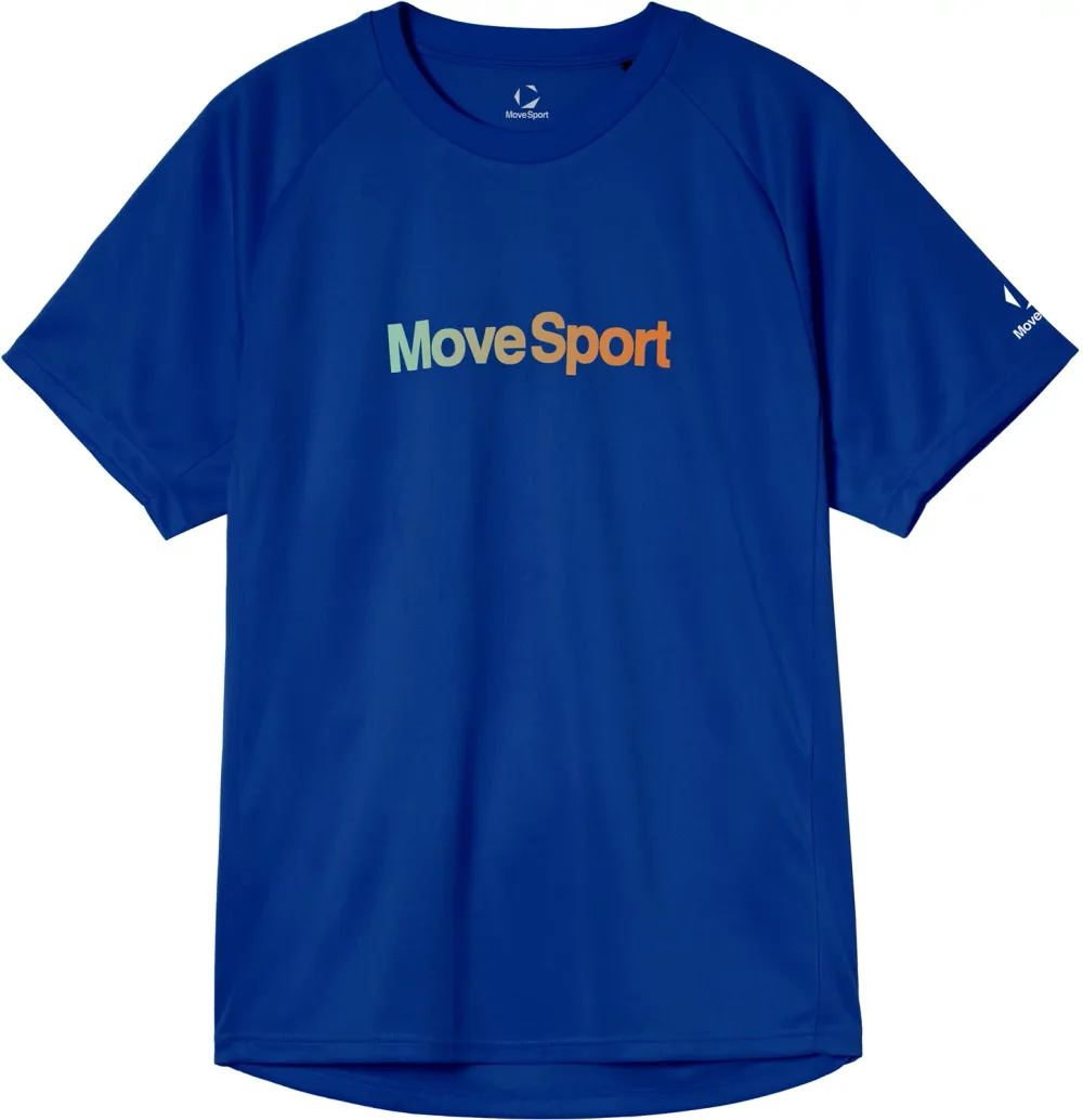 MOVESPORT (ムーブスポーツ) バレーボール ゲームシャツ・パンツ 半袖プラクティスシャツ 【ブルー】 SV6SHT00U BL00 プラクティスシャツ プラクティスシャツ メンズ・レディース 男性用・女性用 デサントジャパン スポーツ・アリーナ ブルー 青 26SS {NP}