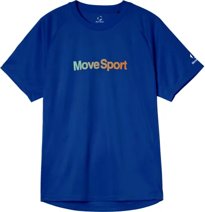 MOVESPORT (ムーブスポーツ) バレーボール ゲームシャツ・パンツ 半袖プラクティスシャツ 【ブルー】 SV6SHT00U BL00 プラクティスシャツ プラクティスシャツ メンズ・レディース 男性用・女性用 デサントジャパン スポーツ・アリーナ ブルー 青 26SS {NP}