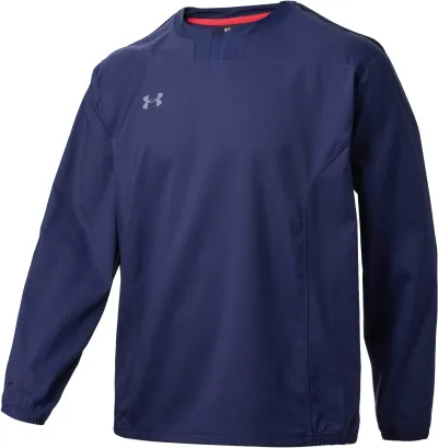 UNDER ARMOUR (アンダーアーマー) ラグビー・アメフト ウインドウェア UA チーム コンタクト ピステ トップス 【ネイビー/グレー】 1348472 410 ピステシャツ ロングスリーブ メンズ 男性用 ドーム ネイビー 紺 灰 20FW {NP}
