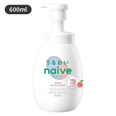 ナイーブ 泡で出てくるボディソープ うるおいタイプ ポンプ 600ml kracie(クラシエ)