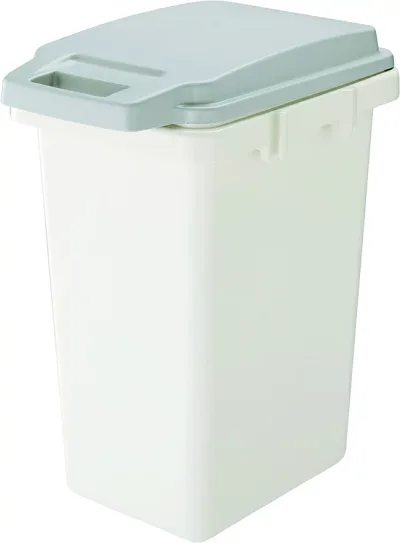 ★ポイント5倍★ 10/24~10/27 お買い物マラソン(要エントリー) リス 抗菌ペール 防臭 45JS グレー 8個セット RSD-75GY ゴミ箱 ダストボックス 抗菌ペール 抗菌 防臭 防汚加工 パッキン付き キッチン 連結可能 ロック付き シンプル 菌に強い 45L 分別 ホワイト グレー