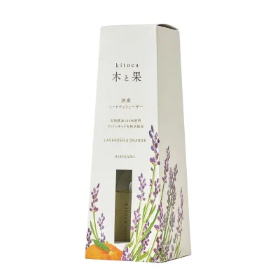 木と果 90ml ラベンダー&オレンジ/DG006160【01】 キャンドル、アロマ リードディフューザー材料 完成品おしゃれ インテリア フレグランス フラワー ギフト バラの日