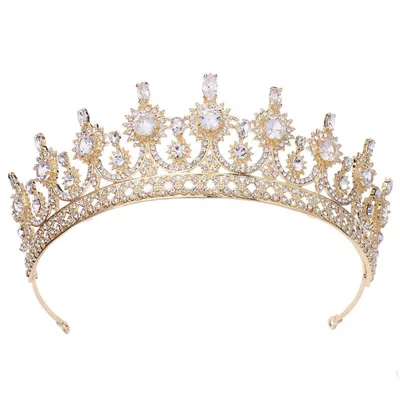 ティアラ レディース 花嫁 ジルコニア ウェディング 結婚式 ヘッドドレス クラウン ブライダル 披露宴 挙式 ウェディングドレス カラードレス プリンセス風 繊細 エレガント シルバー アクセサリー