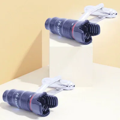 カフスボタン 男性用 フレンチカフス 天体望遠鏡モチーフデザイン スチール製 電気メッキ加工 欧米スタイル ビジネス フォーマル 紳士用 カフリンクス
