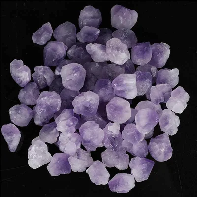 天然石 アメジストクラスター 約2cm 鉱物結晶 原石 パープル 紫水晶 不規則形状 パワーストーン ヒーリングストーン インテリア 置き石 浄化用 アクセサリー素材