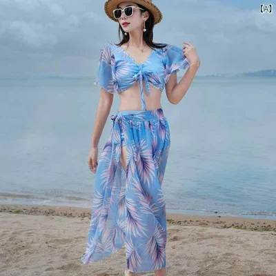 ビキニ レディース 三点セット セパレート セクシー 水着 再生繊維 胸パッド ノーワイヤー ポリエステル スパンデックス ブルー グリーン イエロー ビーチ 温泉 プール