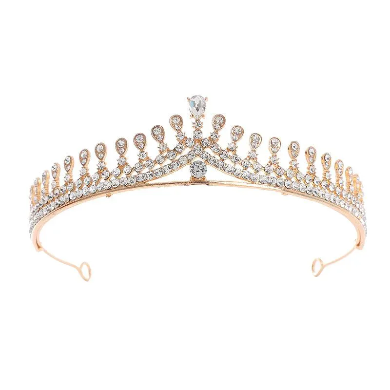 カチューシャ レディース ティアラ ヘアアクセサリー キラキラ 水飾 電気メッキ加工 ウェディング 結婚式 二次会 ブライダル 発表会 パーティー 豪華
