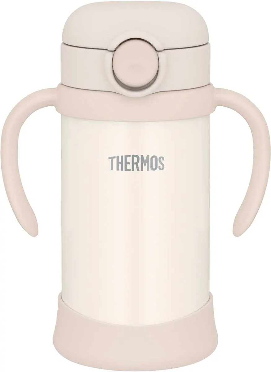 Thermos Baby Straw Mug Spout and Packing in One 350ml Beige Cold Storage Only FJT-350 BE