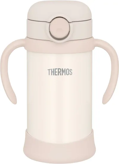 Thermos Baby Straw Mug Spout and Packing in One 350ml Beige Cold Storage Only FJT-350 BE