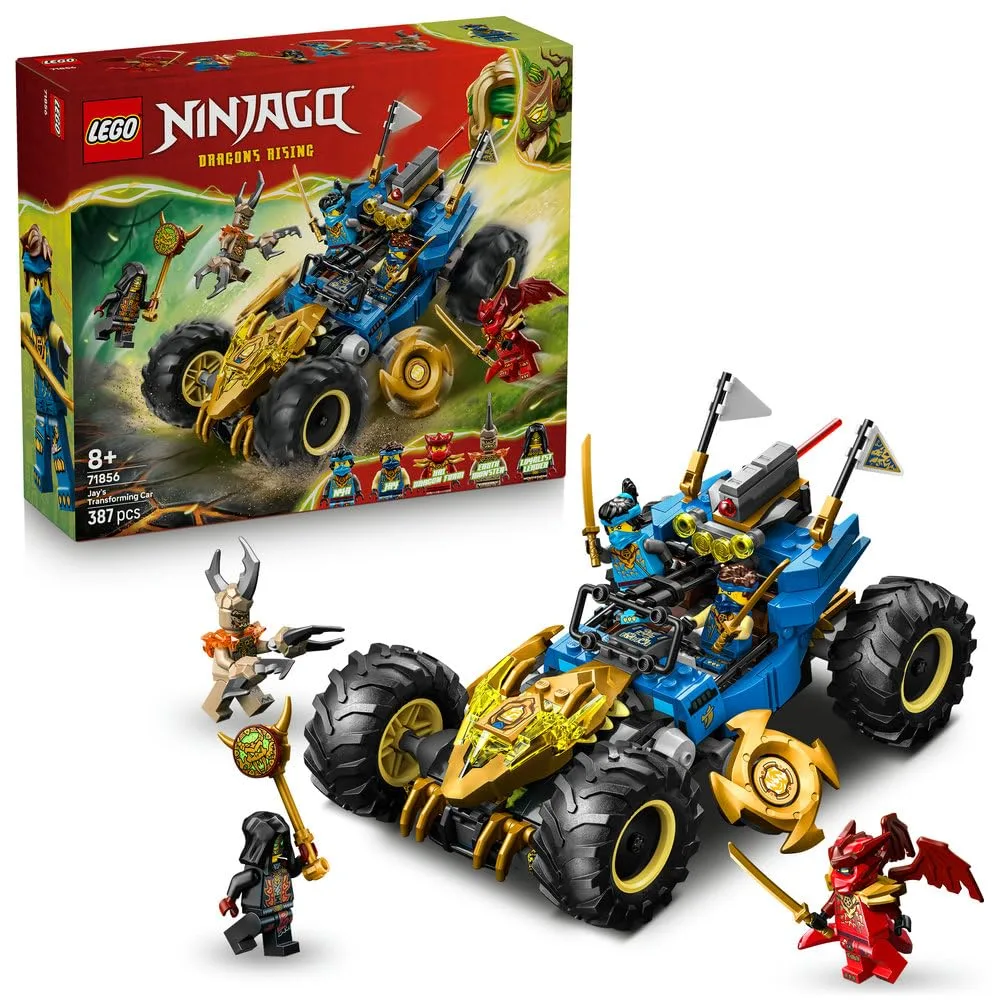 レゴ(LEGO) ニンジャゴー ジェイのトランスフォームビークル おもちゃ 玩具 誕生日 プレゼント ブロック 男の子 女の子 子供 8歳 9歳 10歳 小学生 乗り物 車 ミニカー ゲーム 71856