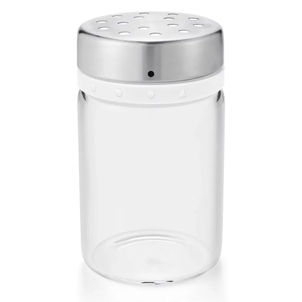 OXO オクソー ポップコンテナ 専用アクセサリー 粉ふるい シェーカー 小麦粉 片栗粉 打ち粉 均一にふりかけ フタ裏に装着できる