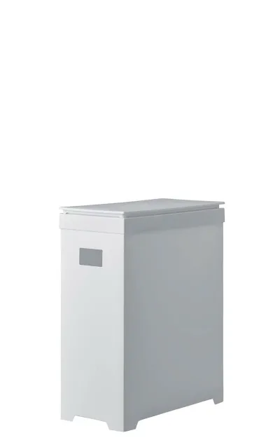 天馬(株) シンク下 ゴミ箱 シンプルダストボックス スリムオープン 35L ホワイト