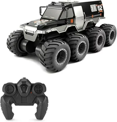 「動画ありラッピング対応」リモコンカー 防水 8輪駆動 モコン装甲車両水陸両用オフロードトラック ラジコンカー ラジコン車 オフロードカー おもちゃの車 電動RCカー スタントカー オフロード 車おもちゃ 子供 キッズ 小学生 クリスマス 誕生日 ギフト プレゼント