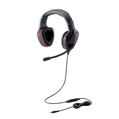 【予約販売11月5日入荷予定】エレコム ゲーミングヘッドセット/両耳オーバーヘッド/50mmドライバ/FPS特化/跳ね上げ式ミュート機能/4極φ3.5mm/2.0m/ブラック HS-G50BK