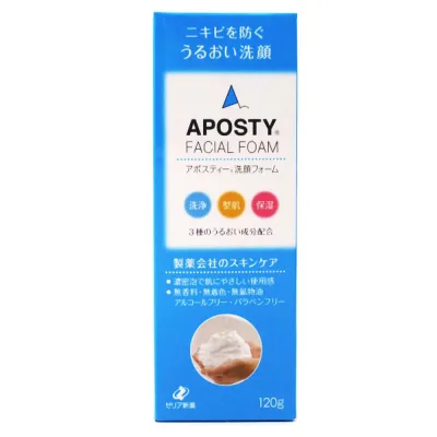 【6個セット】ゼリア新薬 アポスティー 洗顔フォーム 120g (4987103043690-6)【ヤマト宅急便】
