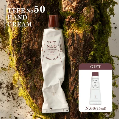 【公式代理店】 TYPE No タイプナンバー 企画セット No.50 SOUL WATER パフュームハンドクリーム 40ml + No.60 SLOW DOWN パフュームハンドクリーム 10ml(ミニサイズ) ハンドケア 香り付き 韓国コスメ【国内発送】【送料無料】