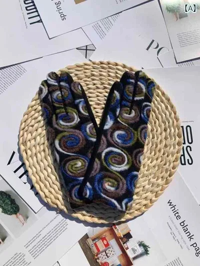 手袋 スエード調 毛糸 裏起毛 刺繍 防寒 保温 防風 暖かい フルフィンガー グローブ アウトドア サイクリング 登山 スキー 雪遊び 通勤 通学 普段使い ファッション 冬 メンズ レディース フリーサイズ