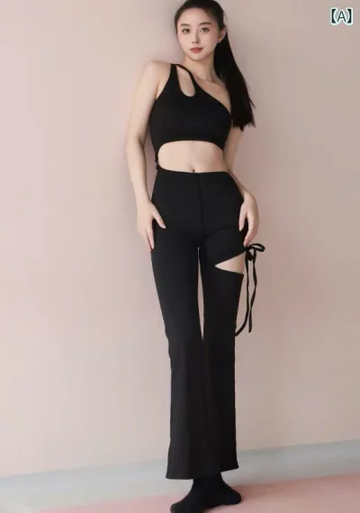 Women's Yoga Wear, Aerial Yoga, Aerial Yoga, All-in-one, One Shoulder, Show Back, Beautiful Back, Tighten Abdomen, Hips Up, Naked Fit, Stress-Free, Stretchy, Comes with Cups, Lycra, Spandex, Fitness, Gym, Sports